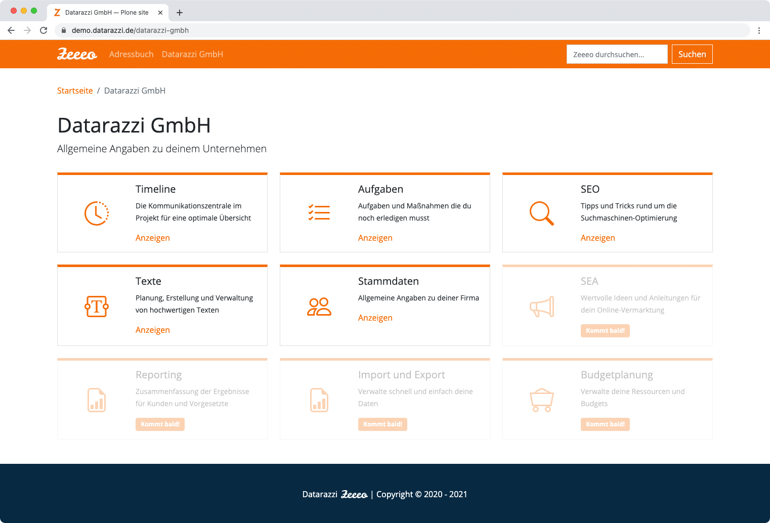 Datarazzi Zeeeo Online Marketing Projektmanagement Datarazzi Zeeeo Online Marketing Projektmanagement